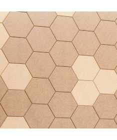 Mur acoustique réalisé avec plaques HEX