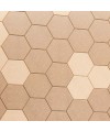 Mur acoustique réalisé avec plaques HEX