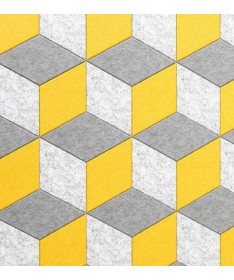 Mosaique acoustique décorative disponible dans nos 20 couleurs, entièrement combinables.