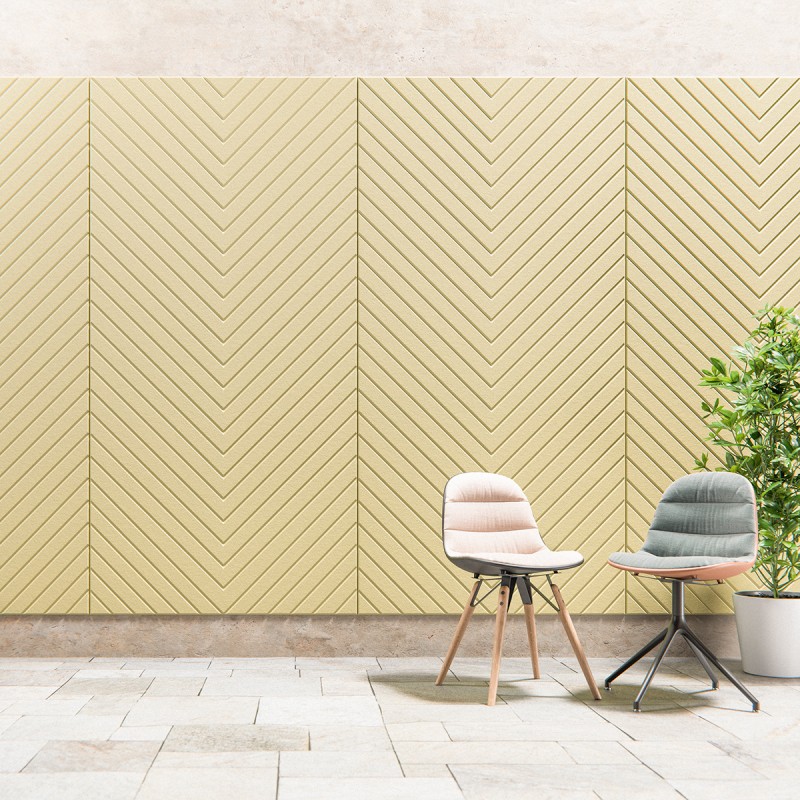 Panneau acoustique mural grand format