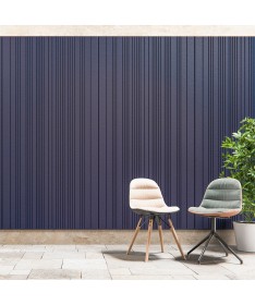 L’habillage mural en feutre acoustique Stripe V combine design vertical contemporain et performance acoustique élevée.