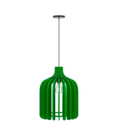 Luminaire acoustique Amphora vert