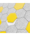 Mur acoustique réalisé avec plaques HEX