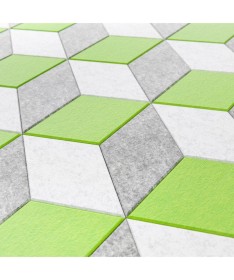 Mosaique acoustique décorative CUBUS