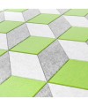 Mosaique acoustique décorative CUBUS